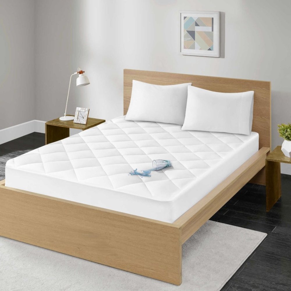 New NWT Madison Park Quiet Nights Twin Waterproof Cotton Mattress Pad